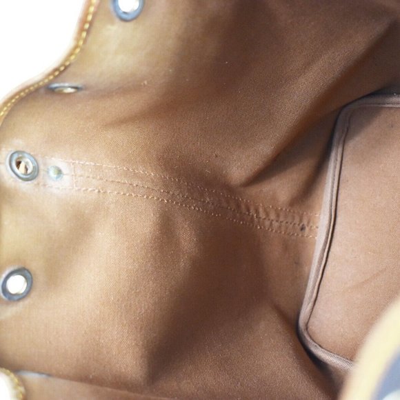 LOUIS VUITTON Petit Noe Drawstring Shoulder Bag Monogram Leather - Picture 4 of 14